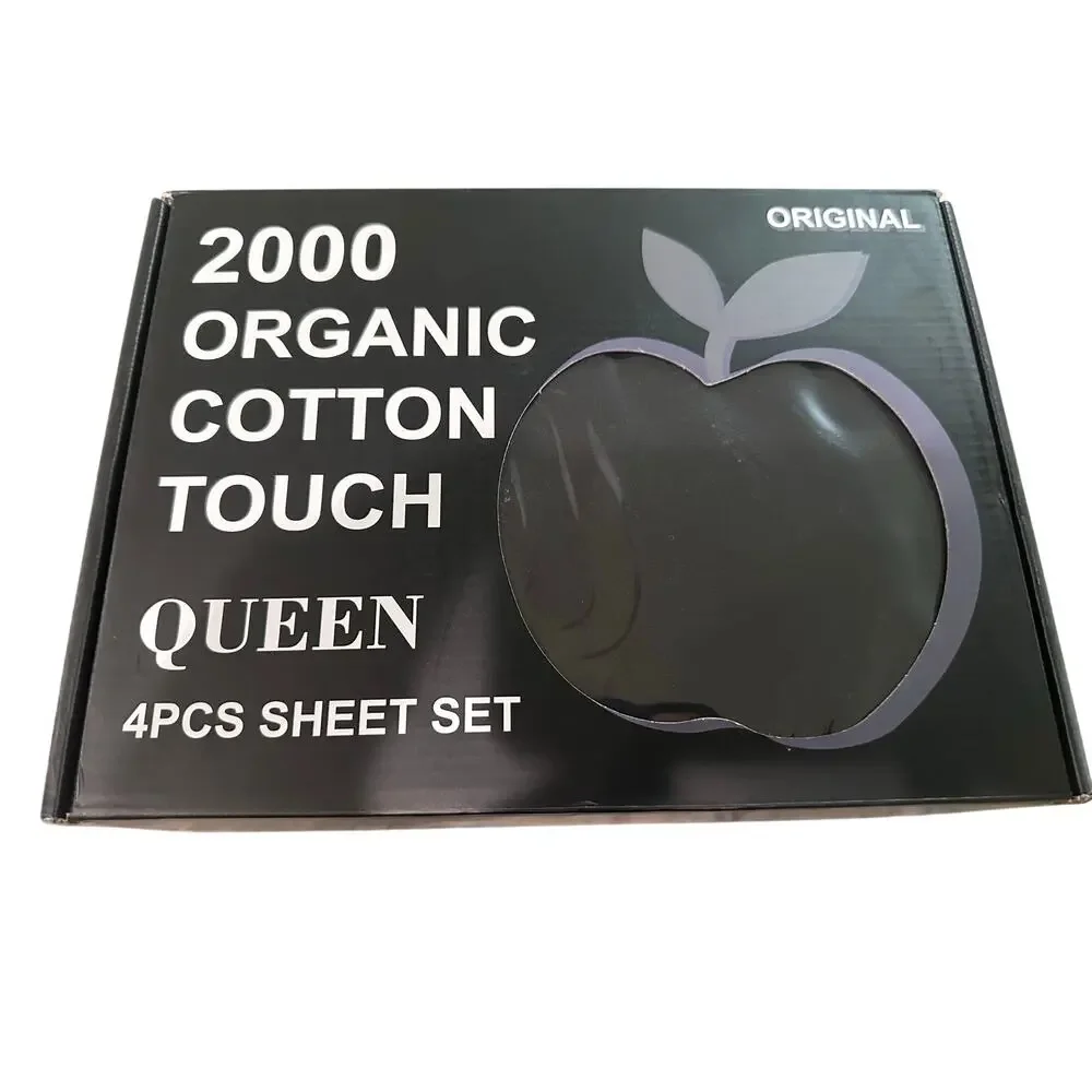 Queen 4‑Piece Organic Cotton Touch Sheet Set – New in Box